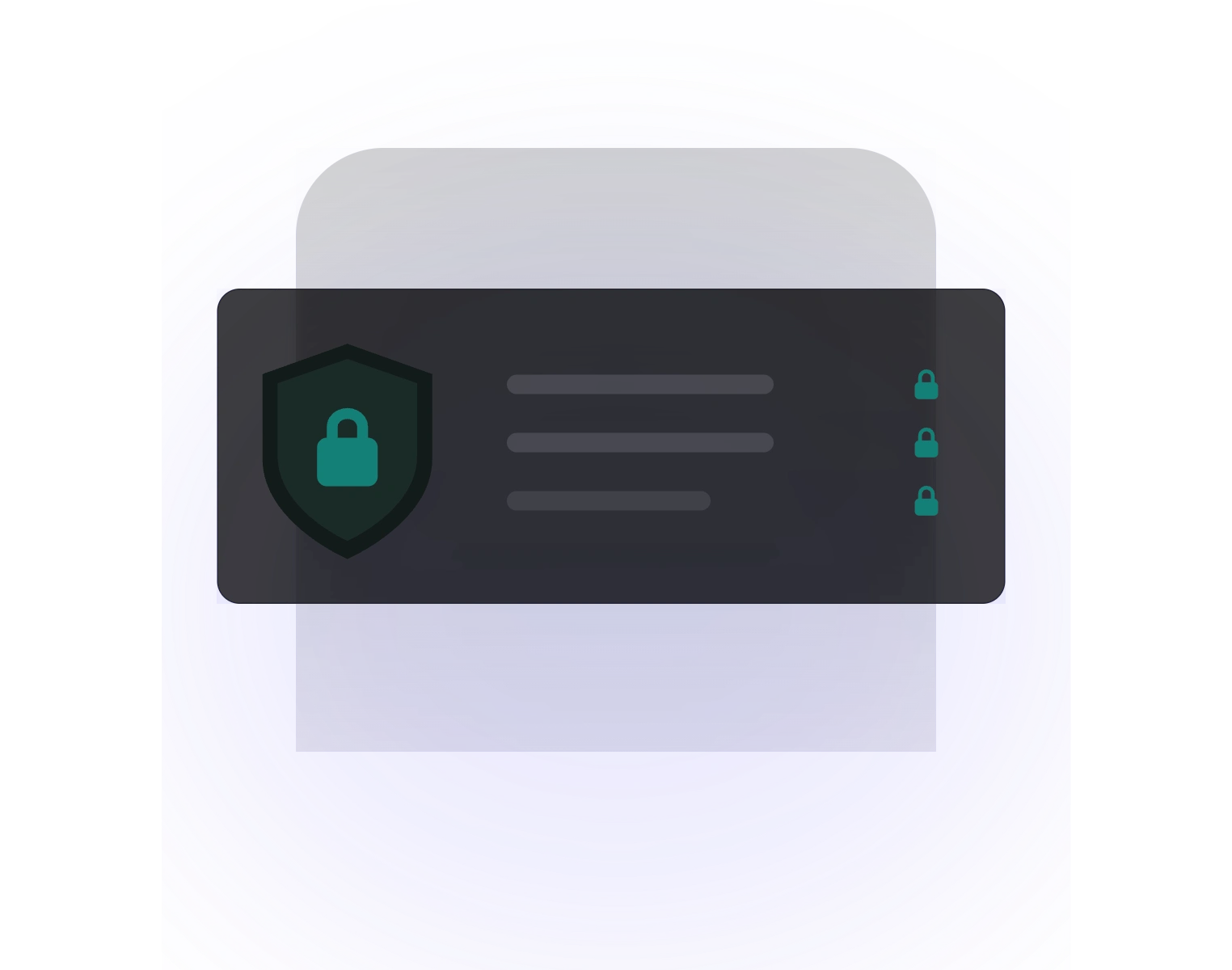 Privacy and security shield illustration